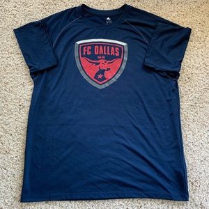 MENS ADIDAS FC DALLAS SZ L TRAINING T-SHIRT